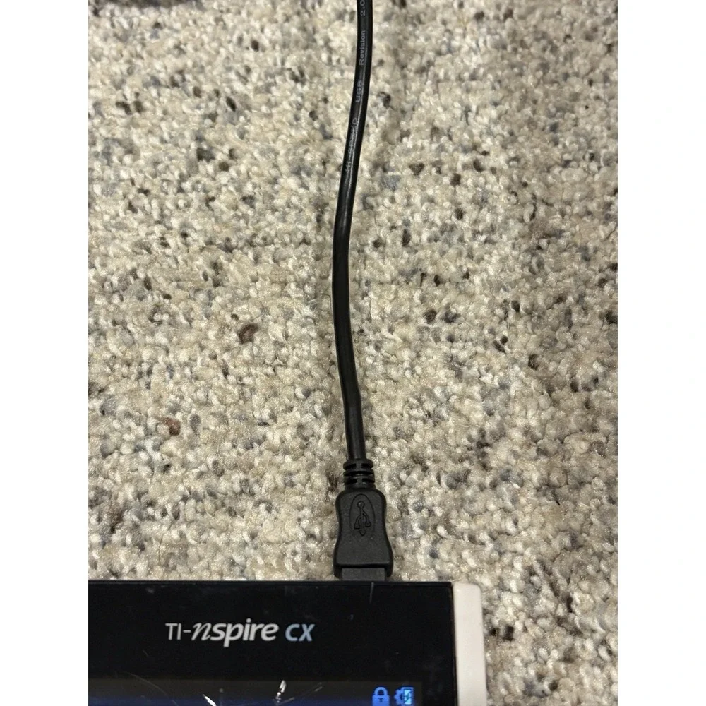 Texas Instruments TI-Nspire CX Graphing Calculator w/Cord ,no Cover, See Pics*